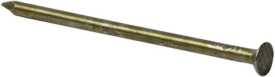 16SKR30BK Sinker Nail, 3-1/4 in L, Steel, Vinyl-Coated, Checkered Head, Smooth Shank, 30 lb